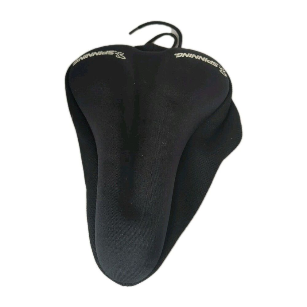 Spinning® Gel Seat Cover Padded Cycling Spinners Unisex Black